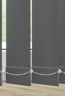 Trinity (Blackout), Fossil Grey - Vertical Blind Slats